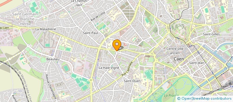 localisation de l'entreprise SELARL PHARMACIE LE COMPTOIR NATUREL à CAEN