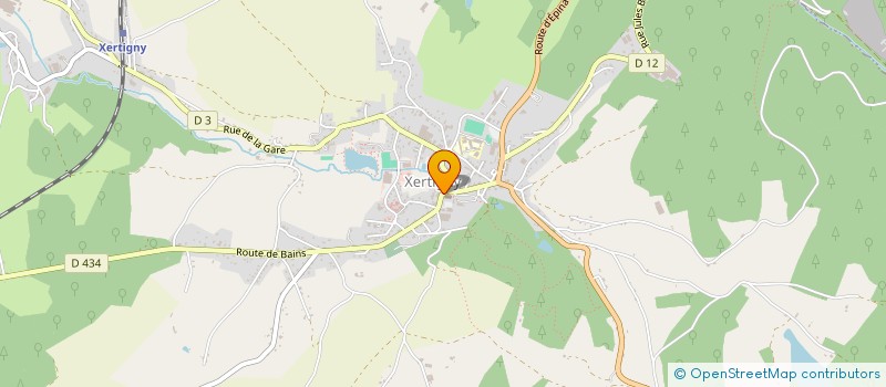 localisation de l'entreprise SELARL PHARMACIE LE COQUELICOT  XERTIGNY