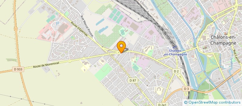 localisation de l'entreprise SELARL PHARMACIE MACHEREZ  CHALONS-EN-CHAMPAGNE