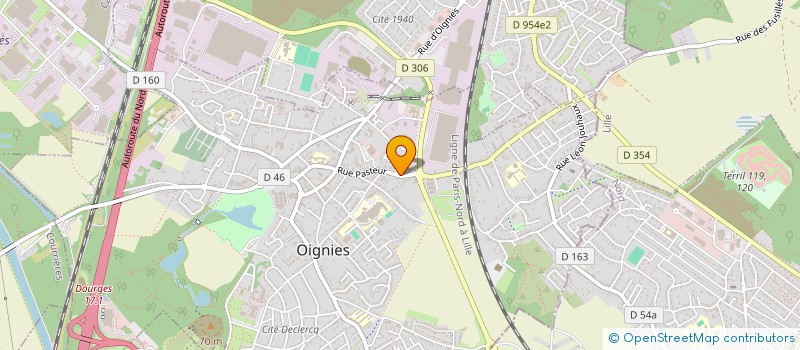 localisation de l'entreprise SELARL PHARMACIE MAIRE  OIGNIES