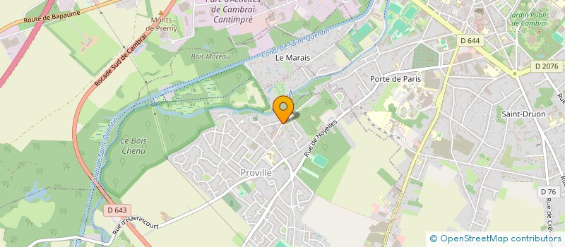 localisation de l'entreprise SELARL PHARMACIE MAIRIE S V BOUTOILLE  PROVILLE