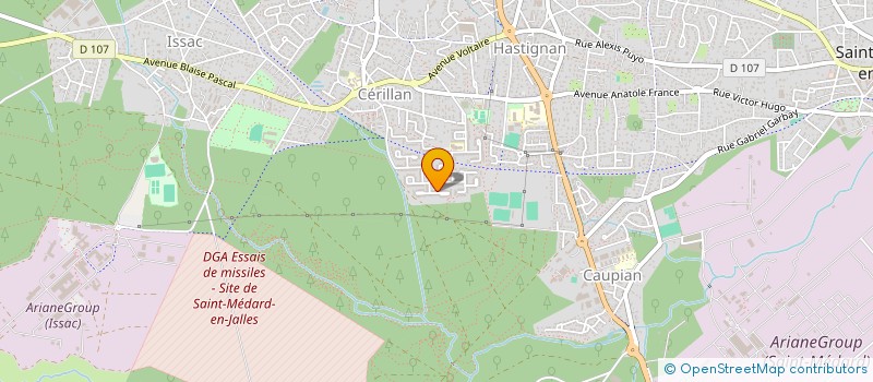 localisation de l'entreprise SELARL PHARMACIE MALLET  SAINT-AUBIN-DE-MEDOC