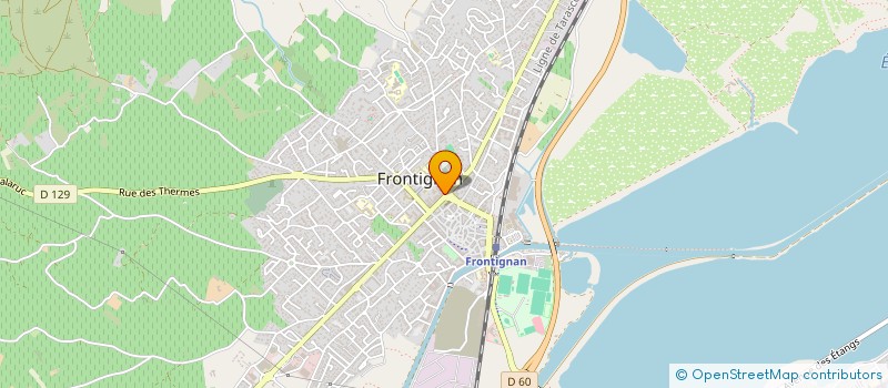 localisation de l'entreprise SELARL PHARMACIE MARTIN à FRONTIGNAN