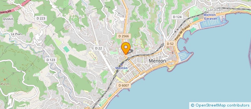 localisation de l'entreprise SELARL PHARMACIE MARTIN à MENTON