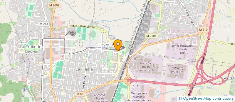 localisation de l'entreprise SELARL PHARMACIE MARTIN  CLERMONT-FERRAND