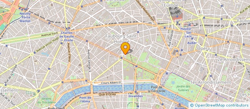 localisation de l'entreprise SELARL PHARMACIE MATIGNON  PARIS