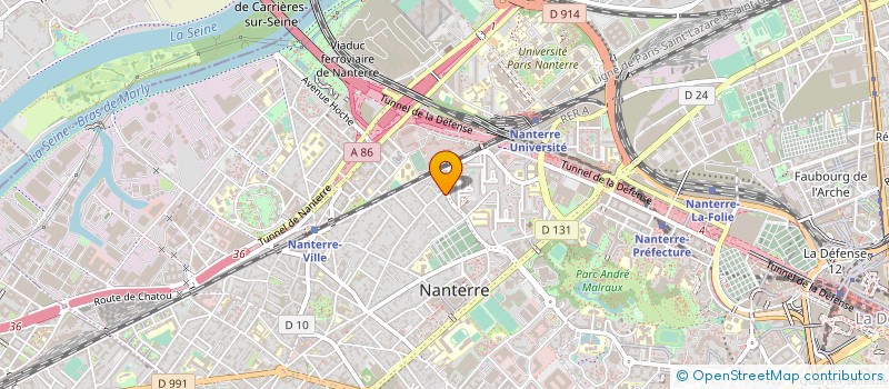 localisation de l'entreprise SELARL PHARMACIE MEZIANE-ROSOFF à NANTERRE