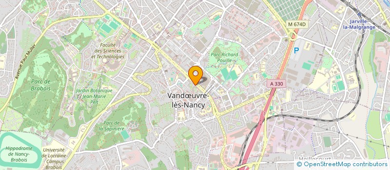 localisation de l'entreprise SELARL PHARMACIE MEZJAN à VANDŒUVRE-LES-NANCY
