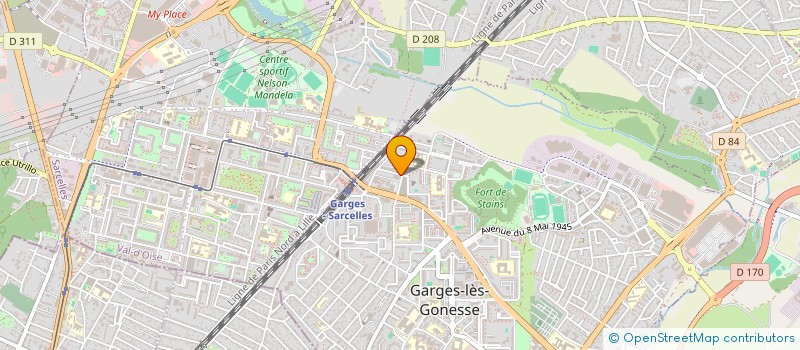 localisation de l'entreprise SELARL PHARMACIE NABEEBACCUS  GARGES-LES-GONESSE