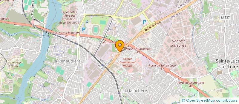 localisation de l'entreprise SELARL PHARMACIE PARIDIS  NANTES