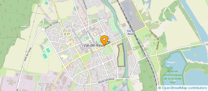 localisation de l'entreprise SELARL PHARMACIE PELTIER  VAL-DE-REUIL