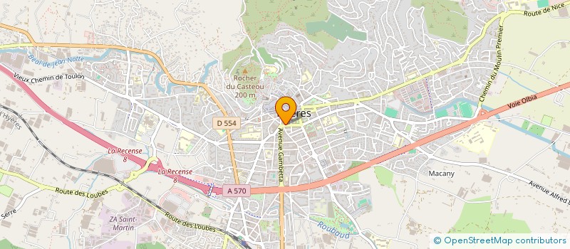 localisation de l'entreprise SELARL PHARMACIE PICARD / ZINDEL à HYERES