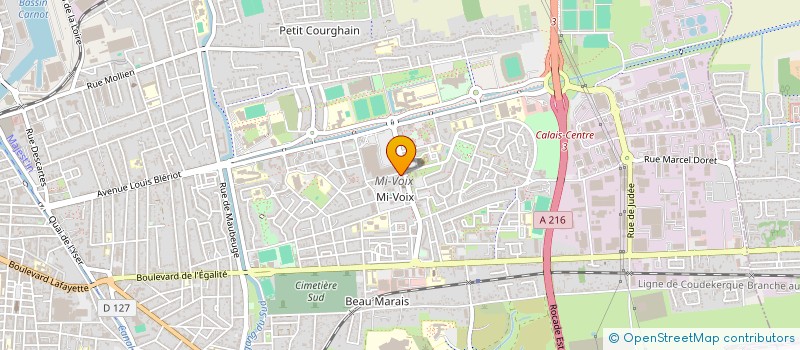 localisation de l'entreprise SELARL PHARMACIE PLAISANT  CALAIS