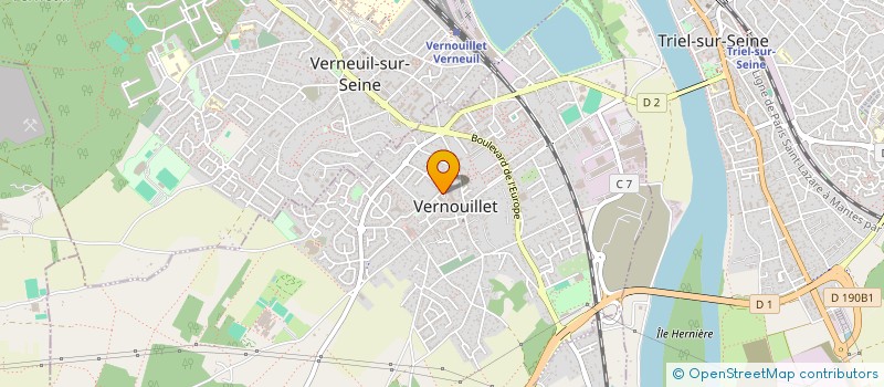localisation de l'entreprise SELARL PHARMACIE PRIGENT-DUONG à VERNOUILLET