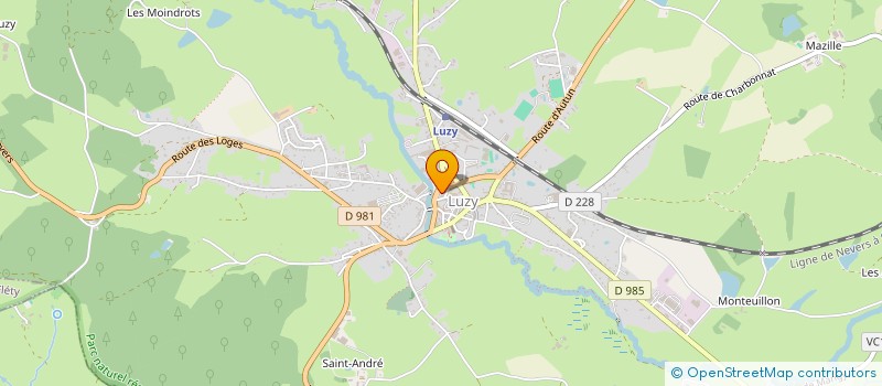 localisation de l'entreprise SELARL PHARMACIE PRINCIPALE  LUZY