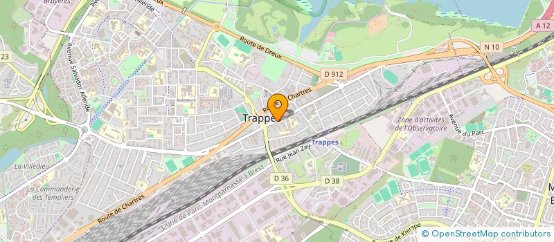 localisation de l'entreprise SELARL PHARMACIE PRINCIPALE DE TRAPPES  TRAPPES