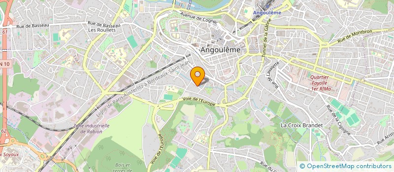 localisation de l'entreprise SELARL PHARMACIE RANDAZZO à ANGOULEME