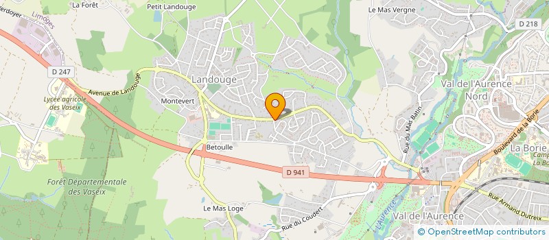 localisation de l'entreprise SELARL PHARMACIE RAYNAL à LIMOGES