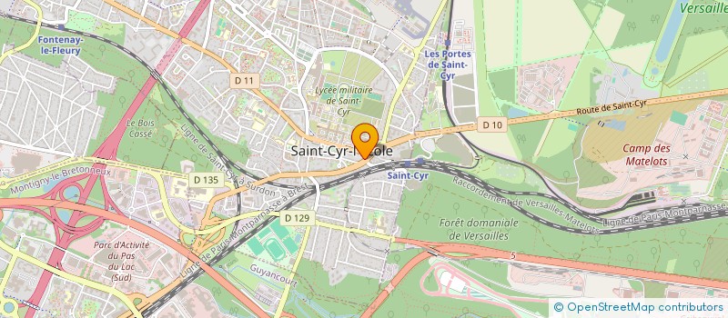 localisation de l'entreprise SELARL PHARMACIE RENAULT  SAINT-CYR-L'ECOLE