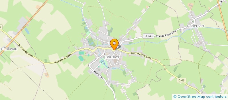 localisation de l'entreprise SELARL PHARMACIE RENIER  BOUSIES