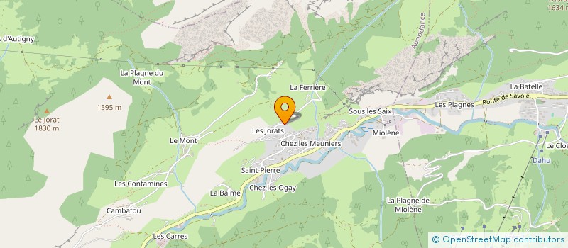 localisation de l'entreprise SELARL PHARMACIE RISSOUANT  ABONDANCE