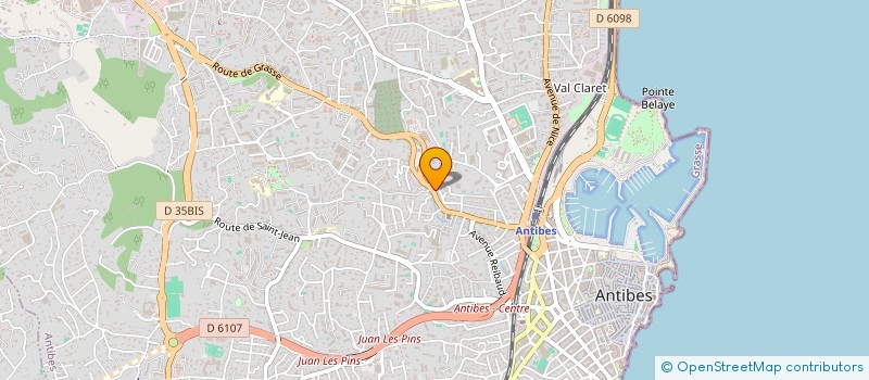 localisation de l'entreprise SELARL PHARMACIE ROCHAT à ANTIBES