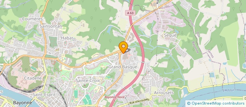 localisation de l'entreprise SELARL PHARMACIE RONCIER  BAYONNE