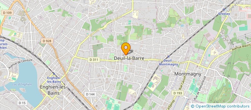 localisation de l'entreprise SELARL PHARMACIE ROUSSEAU à DEUIL-LA-BARRE
