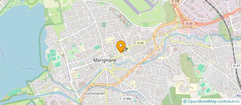 localisation de l'entreprise SELARL PHARMACIE SABATIER ET VIDALI  MARIGNANE