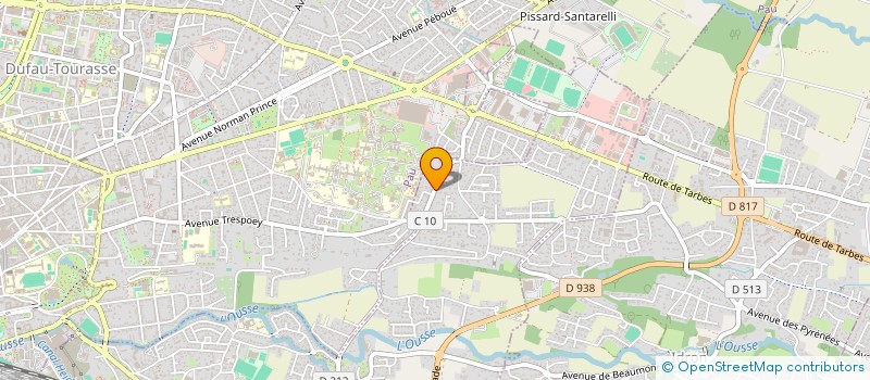 localisation de l'entreprise SELARL PHARMACIE SAINT BENOIT  BIZANOS