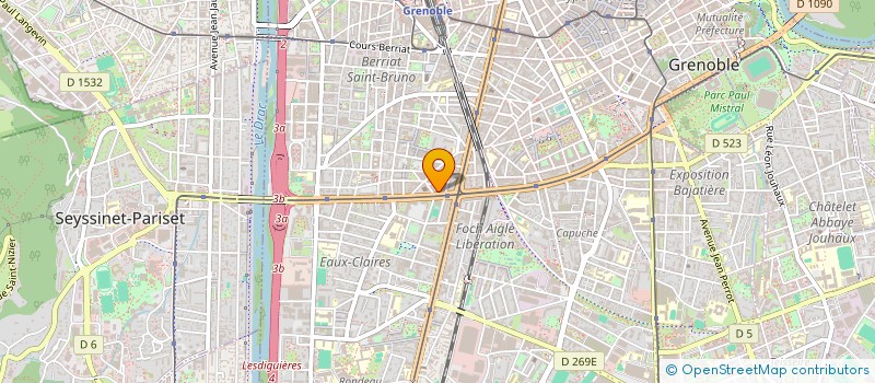 localisation de l'entreprise SELARL PHARMACIE SAINT JEAN à GRENOBLE