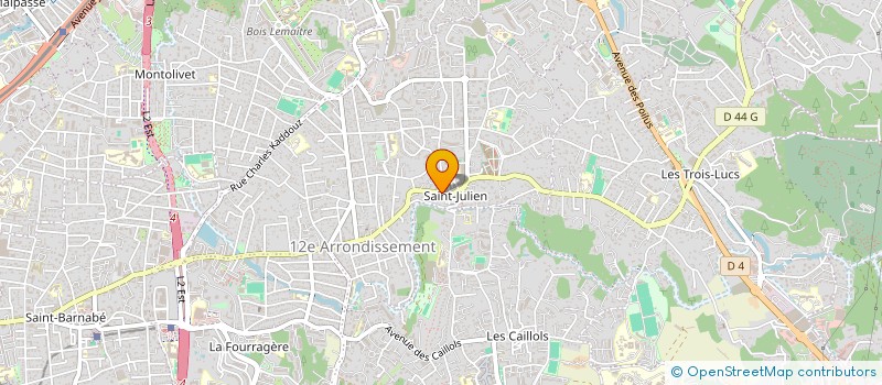 localisation de l'entreprise SELARL PHARMACIE SAINT JULIEN  MARSEILLE