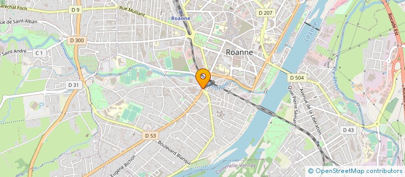 localisation de l'entreprise SELARL PHARMACIE SEILLIER à ROANNE