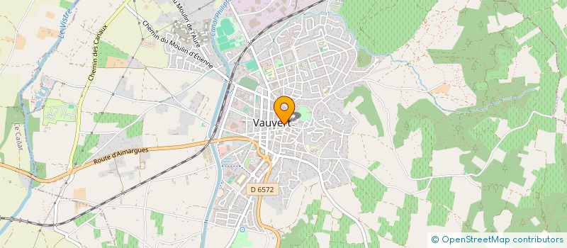 localisation de l'entreprise SELARL PHARMACIE SYLVIE LE ROY à VAUVERT