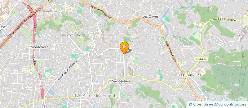 localisation de l'entreprise SELARL PHARMACIE TAWITIAN  MARSEILLE