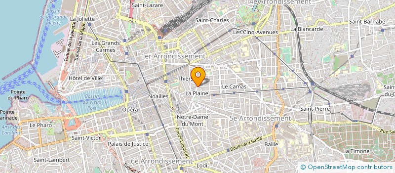 localisation de l'entreprise SELARL PHARMACIE THERY à MARSEILLE