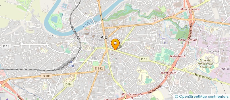 localisation de l'entreprise SELARL PHARMACIE TRESSENS à ALBI