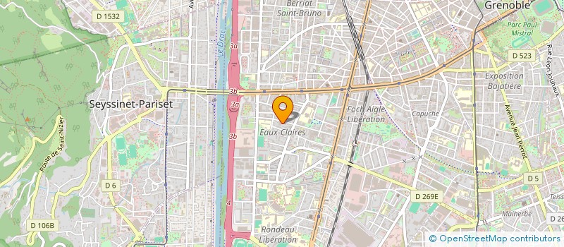 localisation de l'entreprise SELARL PHARMACIE VALLIER-CATANE à GRENOBLE