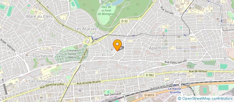 localisation de l'entreprise SELARL PHARMACIE VANIER à LE HAVRE