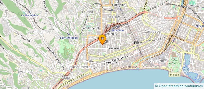 localisation de l'entreprise SELARL PHARMACIE VERDIER à NICE