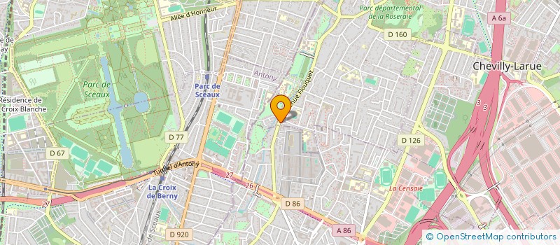 localisation de l'entreprise SELARL PHARMACIE VICTOR MOREAU  L'HAY-LES-ROSES