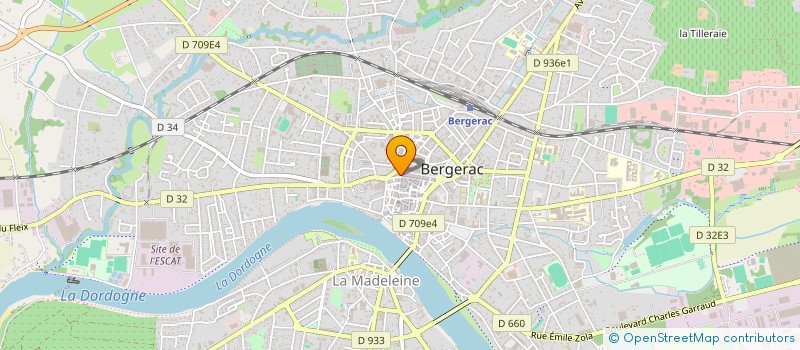 localisation de l'entreprise SELARL PHARMACONFIANCE DE L'EGLISE à BERGERAC