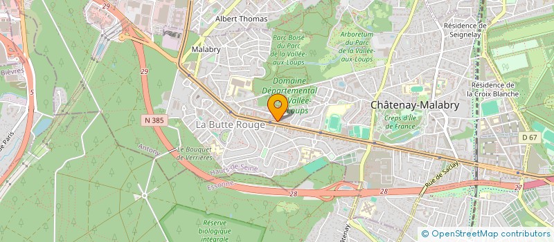 localisation de l'entreprise SELARL PHARMALIBEA  CHATENAY-MALABRY