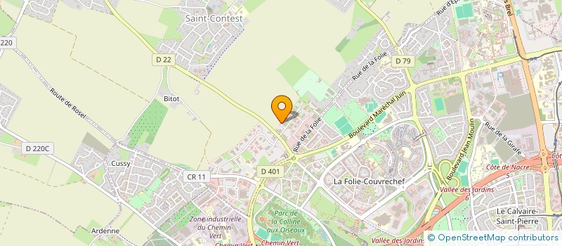 localisation de l'entreprise SELARL PHELIPEAU  SAINT-CONTEST