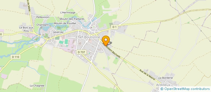 localisation de l'entreprise SELARL PHIMABCD  CHEF-BOUTONNE