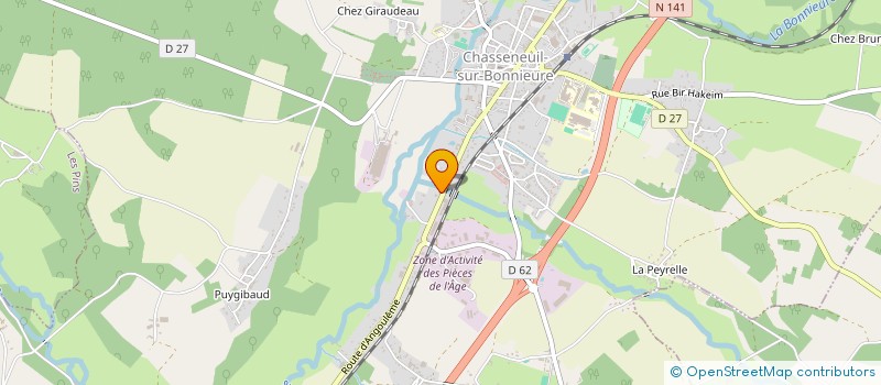 localisation de l'entreprise SELARL PHOENIX  CHASSENEUIL-SUR-BONNIEURE