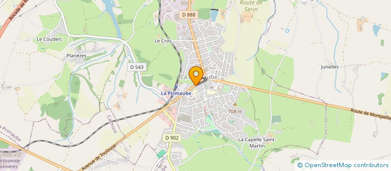 localisation de l'entreprise SELARL PICARD-MERCIER  LUC-LA-PRIMAUBE