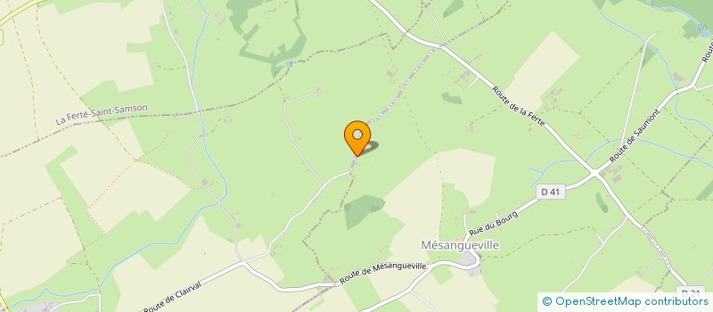 localisation de l'entreprise SELARL PIERRE-ANTOINE COURTOIS  MESANGUEVILLE