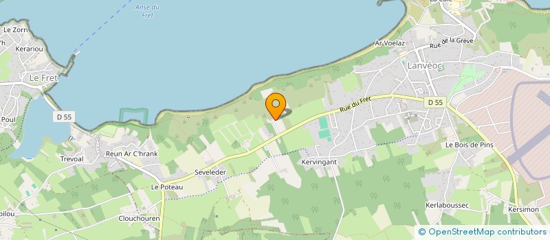 localisation de l'entreprise SELARL PIERRE FRESNAIS, ARNAUD HEBERT,  MIKAEL RENE ET PIERRE-RENAN FOUQUE  CROZON