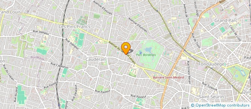 localisation de l'entreprise SELARL PIERRE GARREAU AVOCAT  BORDEAUX